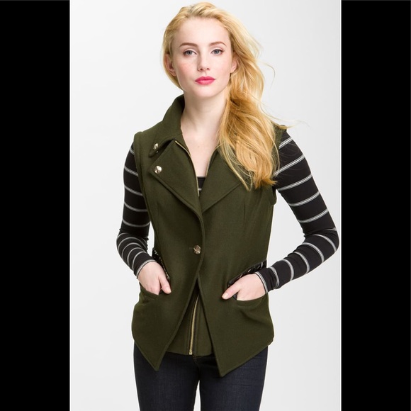 Sam Edelman Mixed Media Wool Leather Jacket - Picture 11 of 11